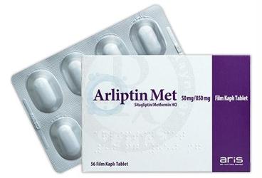 ARLİPTİN MET 50 MG/850 MG FİLM KAPLI TABLET, 56 ADET