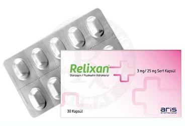 RELİXAN 3 MG/ 25 MG SERT KAPSÜL , 30 ADET