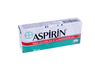 ASPIRIN 100 MG TABLET, 20 ADET