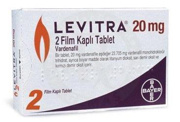 LEVITRA 20 MG FILM KAPLI TABLET, 2 ADET