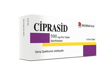CIPRASID 500 MG FILM TABLET, 14 ADET