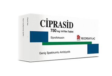 CIPRASID 750 MG FILM KAPLI TABLET, 14 ADET