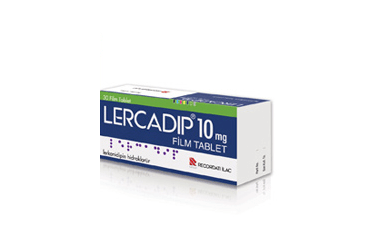 LERCADIP 10 MG FILM TABLET, 30 ADET