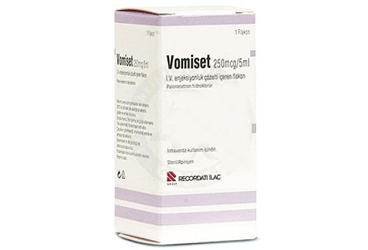 VOMISET 250 MCG/5ML IV ENJEKSIYONLUK ÇÖZELTI IÇEREN FLAKON