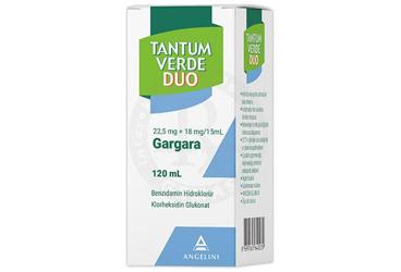 TANTUM VERDE DUO 22,5 MG+18 MG/15 ML GARGARA