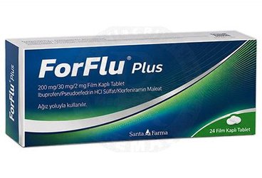 FORFLU PLUS 200 MG/30 MG/2 MG FİLM KAPLI TABLET