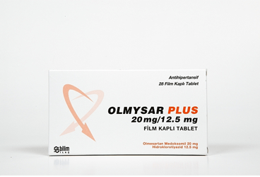 OLMYSAR PLUS 20 MG/12.5 MG FILM KAPLI TABLET, 28 ADET