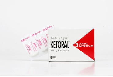 KETORAL 400 MG VAJİNAL SUPOZİTUVAR, 3 ADET