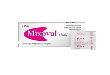 MIXOVUL 750 MG/200 MG/100 MG OVÜL, 7 OVÜL