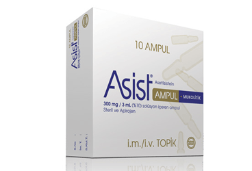 ASIST 300 MG/3 ML ÇÖZELTİ İÇEREN AMPUL, 10 ADET