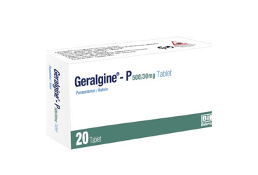 GERALGINE-P 500 MG/30 MG TABLET, 20 ADET