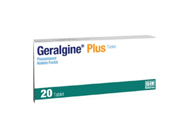 GERALGINE PLUS 300 MG/30 MG TABLET, 20 ADET