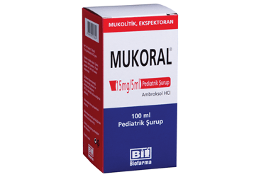 MUKORAL 15 MG/5 ML PEDIATRIK SURUP, 100 ML