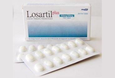 LOSARTIL PLUS 100 MG/25MG FİLM KAPLI TABLET, 28 ADET