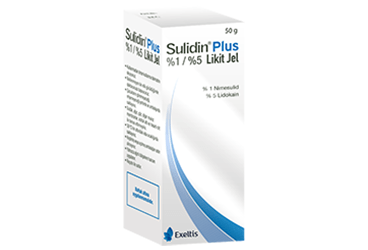 SULIDIN PLUS %1 + %5 LIKIT JEL, 50 G