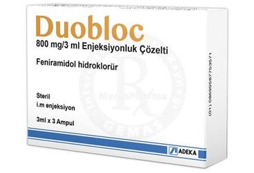 DUOBLOC 800 MG/3 ML IM ENJEKSİYONLUK ÇÖZELTİ, 3 ADET
