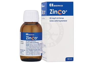 ZİNCO 25 MG/5 ML ŞURUP, 100 ML