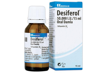 DESİFEROL S 50.000 IU/15ML ORAL DAMLA, ÇÖZELTİ, 15 ML