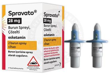 SPRAVATO 28 MG BURUN SPREYİ, ÇÖZELTİ, 2 ADET