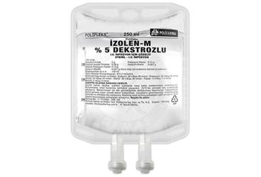 POLİFLEKS İZOLEN-M %5 DEKSTROZLU IV İNFÜZYON İÇİN ÇÖZELTİ, 250 ML PVC SOLUSYON(SETLİ)