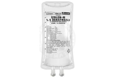 POLİFLEKS İZOLEN-M %5 DEKSTROZLU IV İNFÜZYON İÇİN ÇÖZELTİ, 1000 ML PVC SOLUSYON(SETSİZ)