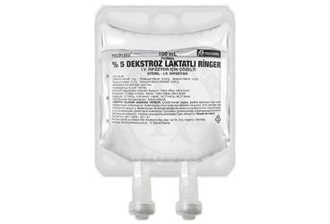 POLİFLEKS %5 DEKSTROZ LAKTATLI RİNGER IV İNFÜZYON İÇİN ÇÖZELTİ, 100 ML TORBA SETLİ