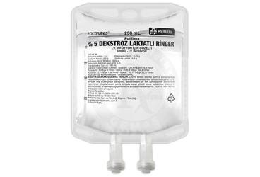 POLİFLEKS %5 DEKSTROZ LAKTATLI RİNGER IV İNFÜZYON İÇİN ÇÖZELTİ, 250 ML TORBA SETLİ