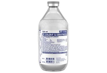 PF İZOLEN-P %5 DEKSTROZLU IV İNFÜZON İÇİN ÇÖZELTİ, 500 ML SETSİZ
