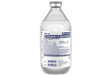 PF İZOLEN-M %5 DEKSTROZLU IV İNFÜZON İÇİN ÇÖZELTİ, 500 ML SETSİZ