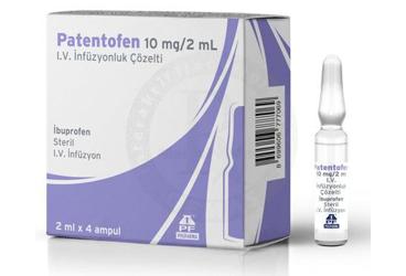 PATENTOFEN 10 MG/2 ML I.V. İNFÜZYONLUK ÇÖZELTİ, 4 ADET
