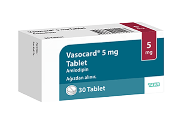 VASOCARD 5 MG TABLET, 30 ADET