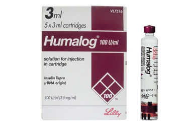 HUMALOG 100 IU/ML 3ML ÇÖZELTİ İÇEREN KARTUŞ, 5 ADET