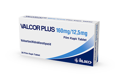 VALCOR PLUS 160 MG/12.5 MG FILM KAPLI TABLET, 28 ADET
