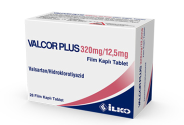 VALCOR PLUS 320 MG/12.5 MG FILM KAPLI TABLET, 28 ADET