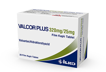 VALCOR PLUS 320 MG/25 MG FILM KAPLI TABLET, 28 ADET