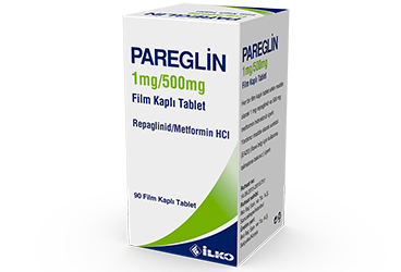 PAREGLIN 1 MG/500 MG FILM KAPLI TABLET, 90 ADET