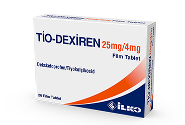 TİO-DEXİREN 25MG/ 4 MG FİLM KAPLI TABLET, 20 ADET