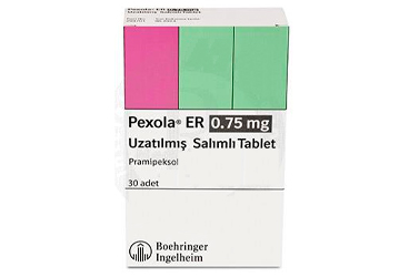 PEXOLA ER 0,750 MG UZATILMIS SALIMLI TABLET, 30 ADET