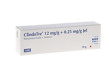 CLİNDATRE 12 MG/G + 0,25 MG/G JEL, 30 GRAM
