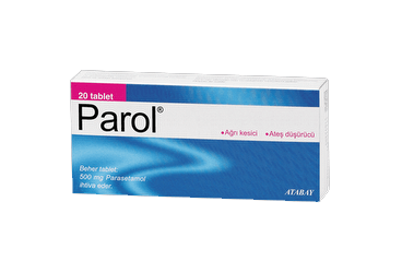 PAROL 500 MG TABLET, 20 ADET