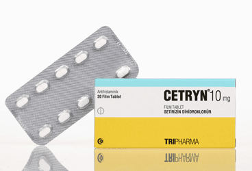 CETRYN 10 MG FILM KAPLI TABLET, 20 ADET