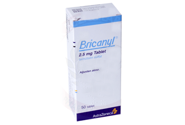 BRICANYL 2.5 MG TABLET, 50 TABLET