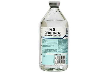 %5 DEKSTROZ SUDAKİ ÇÖZELTİSİ 500 ML SETSİZ ŞİŞE