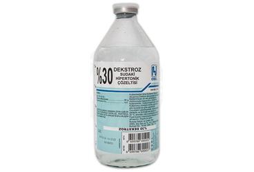 %30 DEKSTROZ SUDAKİ HİPERTONİK ÇÖZELTİSİ 500 ML SOL. SETSIZ ŞİŞE