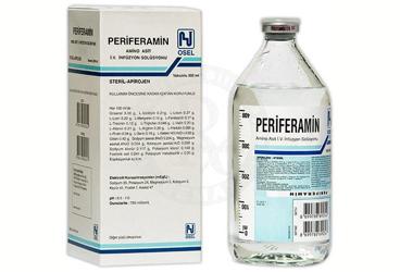 PERİFERAMİN AMİNOASİT IV İNFÜZYON ÇÖZELTİSİ, 500 ML SETSİZ