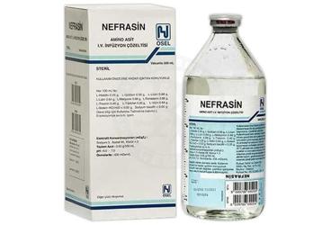 NEFRASİN % 5,4 AMİNOASİT IV İNFÜZYON ÇÖZELTİSİ, 500 ML SETSİZ
