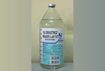 %5 DEKSTROZ RİNGER LAKTAT ÇÖZELTİSİ, 1000 ML SETSİZ ŞİŞE