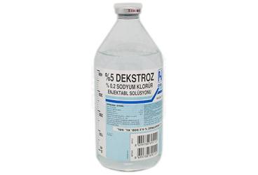 %5 DEKSTROZ %0,2 SODYUM KLORÜR ÇÖZELTİSİ, 500 ML SETLİ ŞİŞE