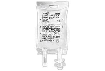 BİOFLEKS METROSEL %0.5 I.V PERFÜZYON ÇÖZELTİSİ 100 ML (PVC TORBA) SETLİ