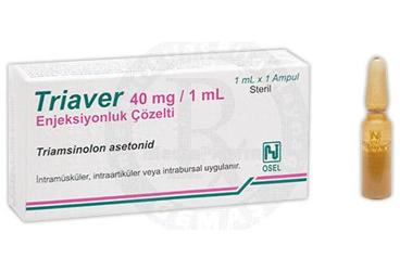 TRİAVER 40 MG/ML ENJEKSİYONLUK SÜSPANSİYON, 1 AMPUL